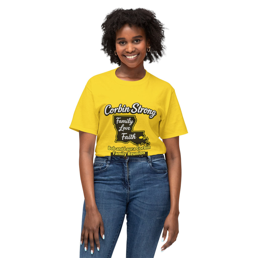 Family Reunion T-Shirt — "Corbin Strong: Family, Love, Faith" C