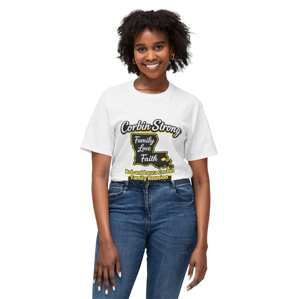 Family Reunion T-Shirt — "Corbin Strong: Family, Love, Faith" C