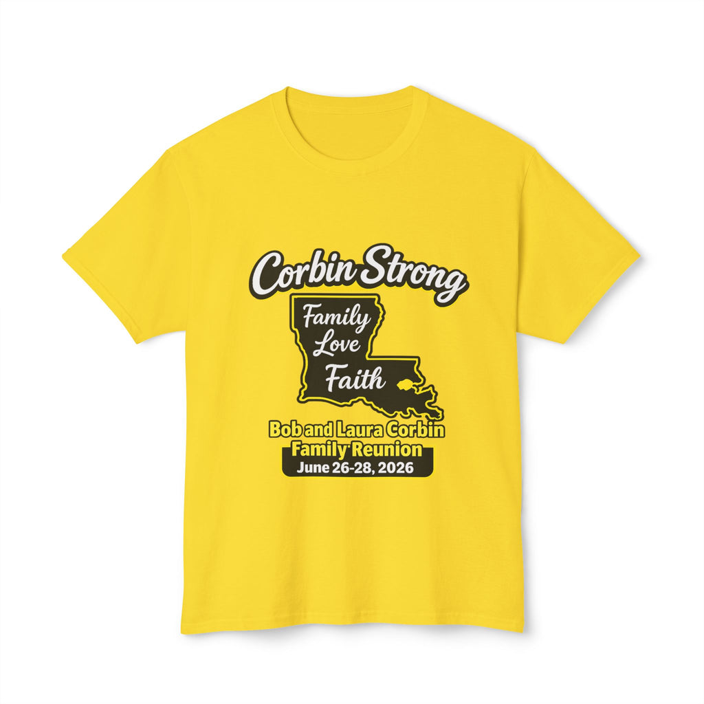 Family Reunion T-Shirt — "Corbin Strong: Family, Love, Faith" C