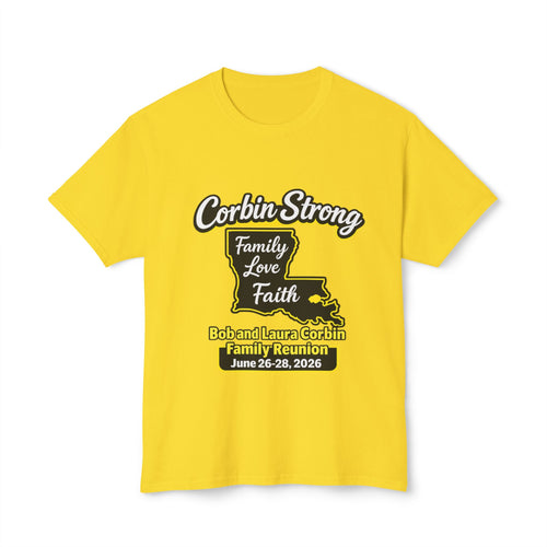 Family Reunion T-Shirt — "Corbin Strong: Family, Love, Faith" C
